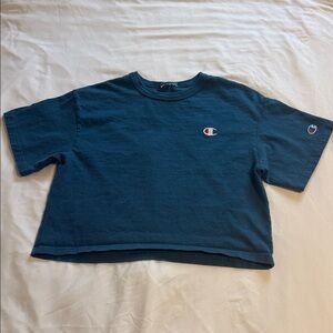 Champion Blue Cropped T-Shirt